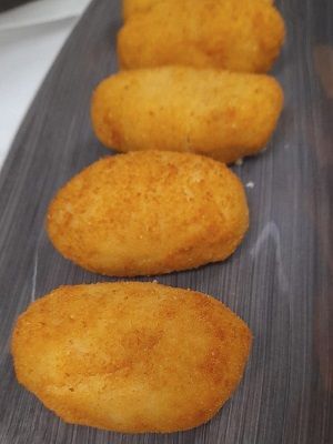 Croquetas caseras del Restaurante Graccurris de Alfaro