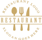 icono cocina, cubiertos, plato y restaurante