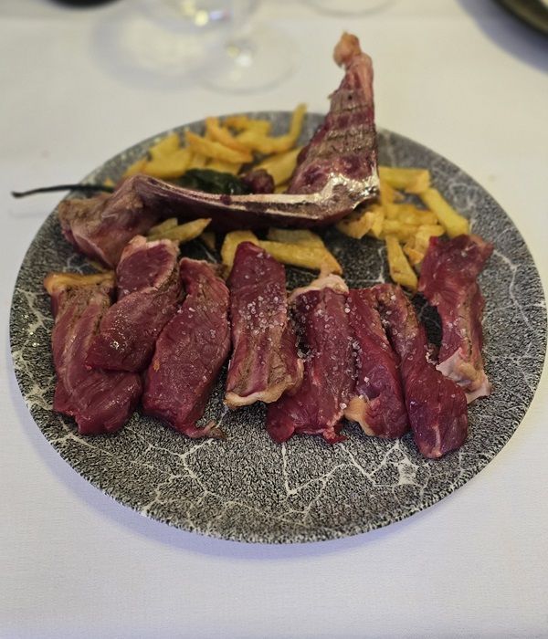 Chuleta de Vaca a la parrilla del Restaurante Graccurris de Alfaro