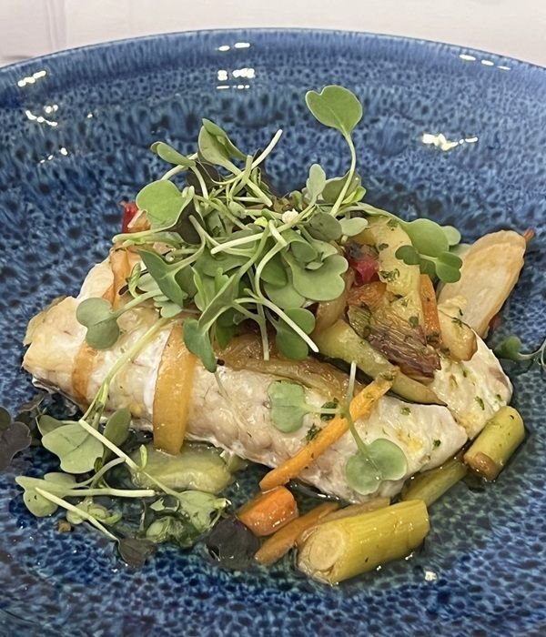 Plato del Restaurantes Graccurris de Alfaro de Crêpes de Verdura